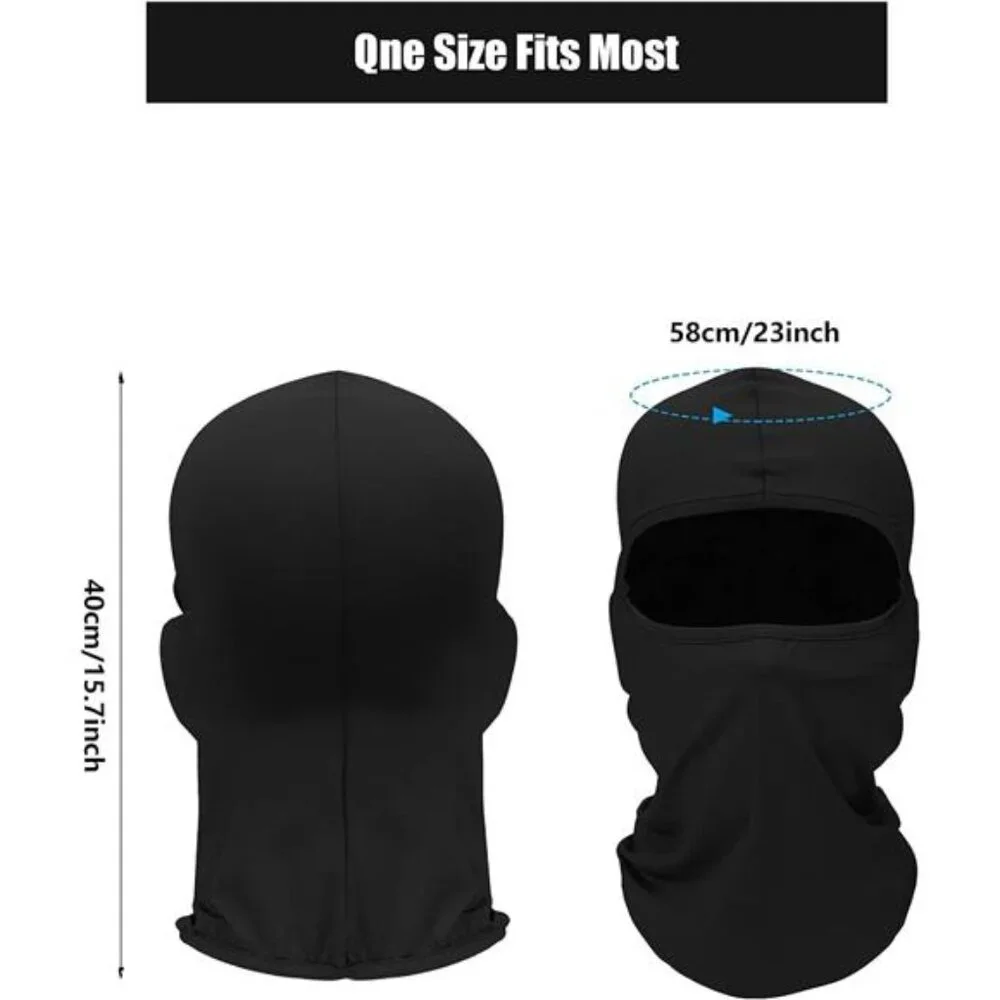 9 Pieces Ski Mask for Men Balaclava Face Mask Summer Face Mask Balaclava Full